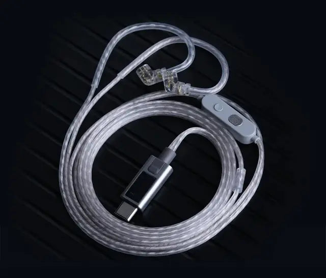 KZ M2 Dual-Mic Silver-Plated Upgrade Cable
