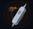 KZ M2 Dual-Mic Silver-Plated Upgrade Cable
